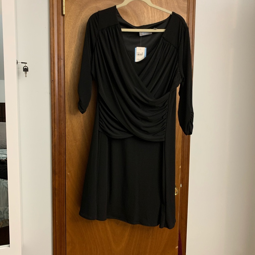 Black cocktail dress